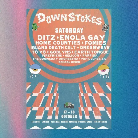 Ditz / Enola Gay / GANS / Iguana Death Cult + More
