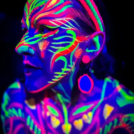 Neon Naked Life Drawing in Angel!