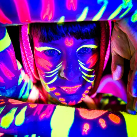 Neon Naked Life Drawing | UV Art Experience
