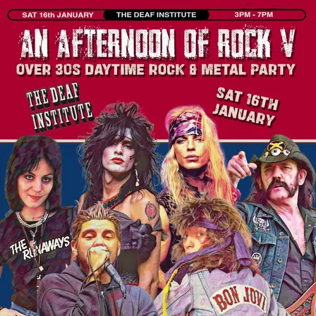 An Afternoon of Rock V: MANCHESTER (Over 30s)