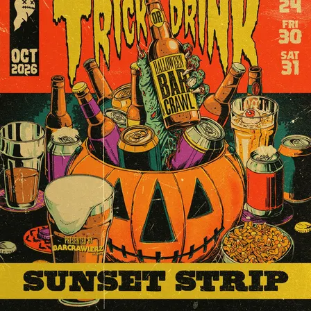 Trick or Drink: Sunset Strip Halloween Bar Crawl 3 Days