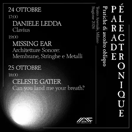 Parade Électronique: Pass 24-25 Ottobre