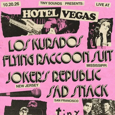 Los Kurados, Flying Raccoon Suit, Joker's Republic, Sad Snack
