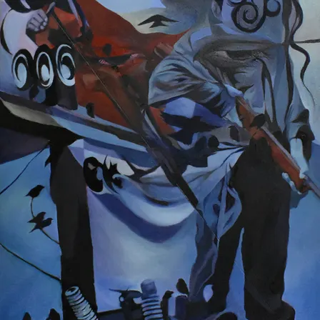 The Opening Reception of Egg Tooth by Araceli Zuniga