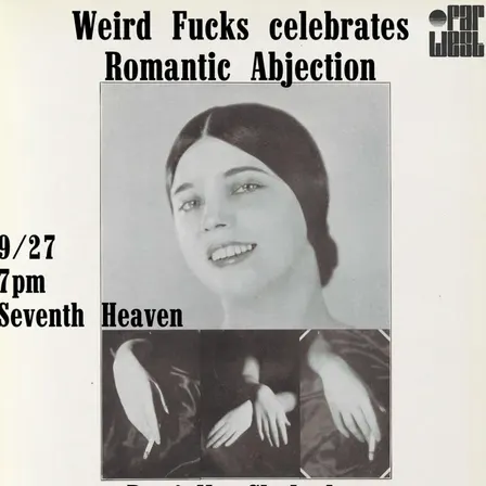 Weird Fucks: Literary Reading with Far West Press