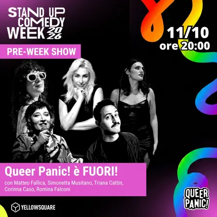 Stand Up Comedy Week | Queer Panic! è FUORI!