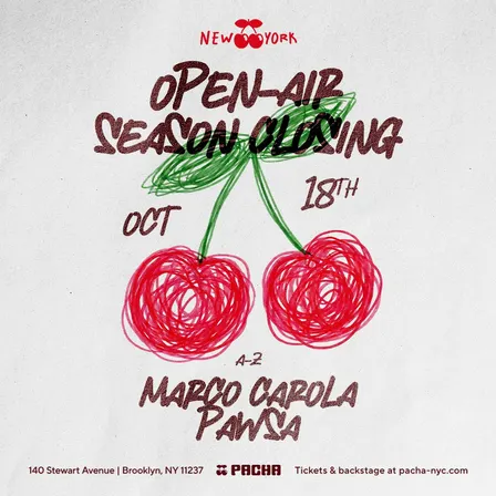 Open Air Season Closing ft. Marco Carola, PAWSA