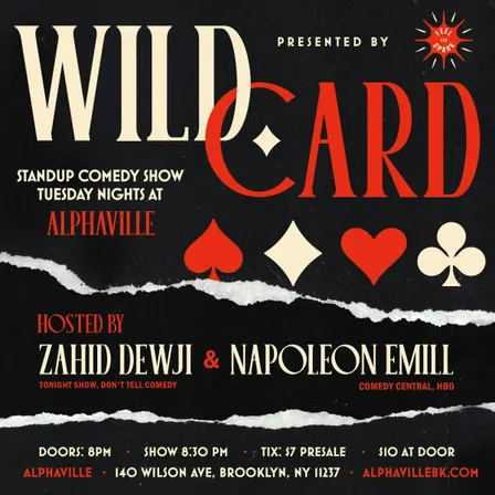 Wild Card Comedy Free Every Tuesday