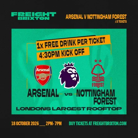 Fanzone 4D x Freight : Arsenal V Nottingham Forest