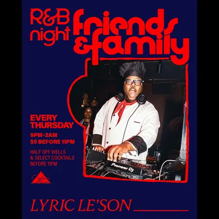 Friends & Family : An R&B Night w/ Lyric Le’son