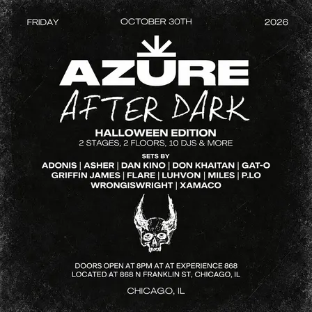 Azure Presents: Azure After Dark Halloween Edition 10/30