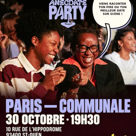 Anecdate Party Octobre