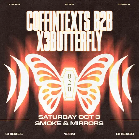 Coffintexts b2b x3butterfly