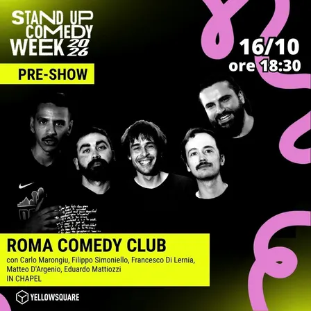 Stand Up Comedy Week | ROMA COMEDY CLUB