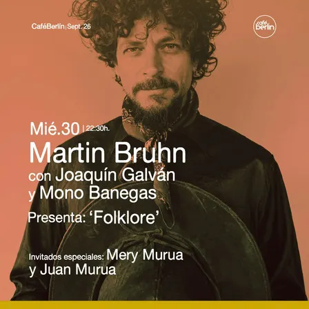 Martin Bruhn presenta “Folklore” con Mery Murua