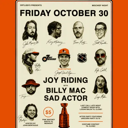 JOY RIDING with SAD ACTOR and BILLY MAC