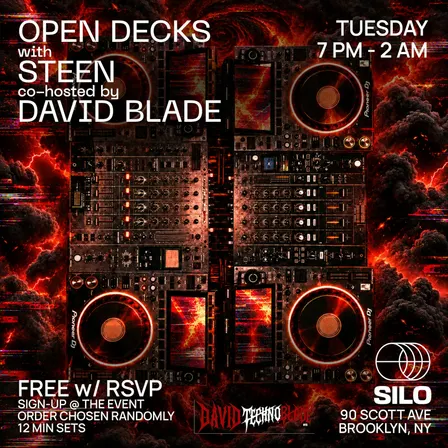 Open Decks w/ Steen & David "Techno Blade"