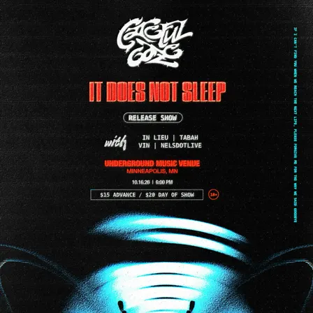 Careful Gaze's 'It Does Not Sleep' Release Show