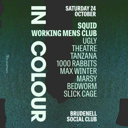 IN COLOUR - feat. Squid, Working Men's Club & more