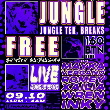 Grassroots: FREE entry - Jungle, Jungle Tek, Breaks
