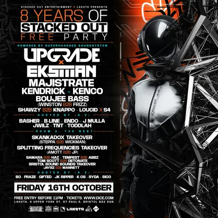 8 Years of Stacked Out Free Rave