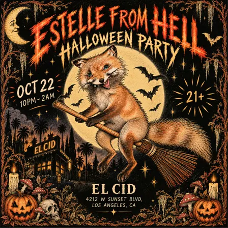 Estelle From Hell Halloween Party