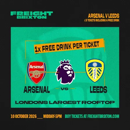 Fanzone 4D x Freight : Arsenal V Leeds