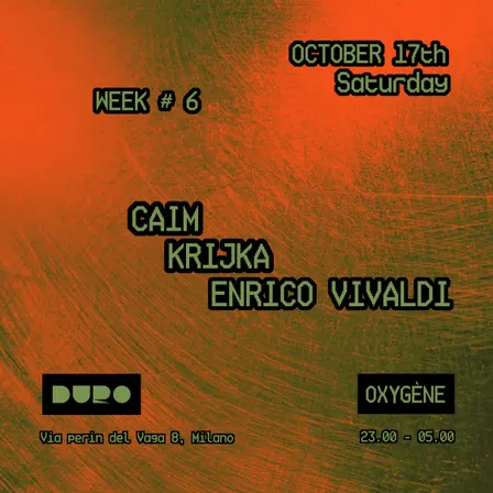 OXYGÈNE | Caim | Krijka