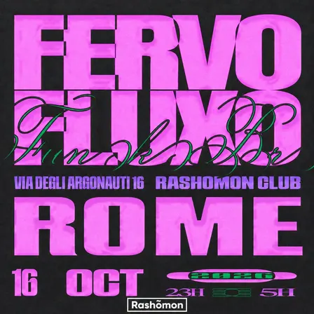 Fervo Fluxo @ Rashômon Club