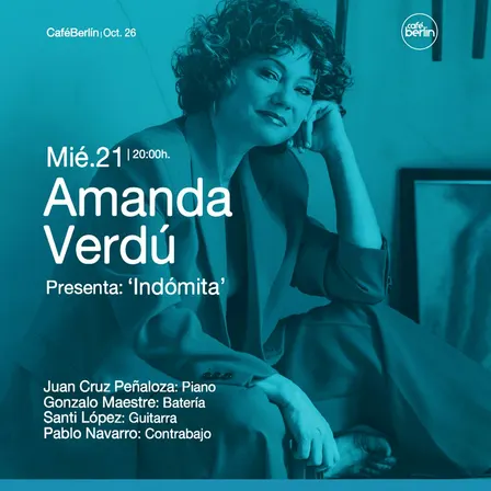 Amanda Verdú presenta Indómita