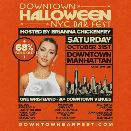 Downtown Halloween Bar Fest Hosted By Brianna Chickenfry