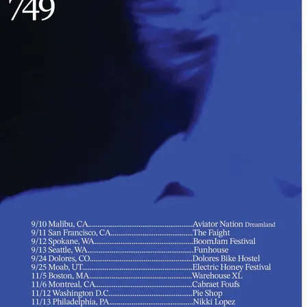 Persona 749 Live at El Mocambo. November 7th 2026.