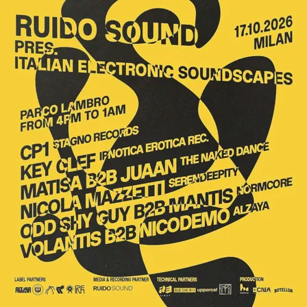 RUIDO SOUND pres. ITALIAN ELECTRONIC SOUNDSCAPES (DAY PROGRAM)