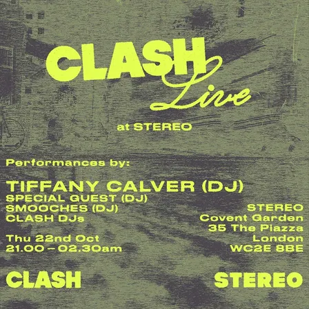 Clash Live presents Tiffany Calver & More!