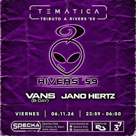 Tributo a Rivers'59 I Temática