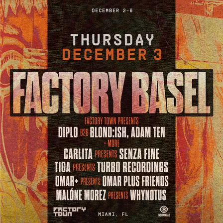 Factory Basel 2026 (Thursday Pass)