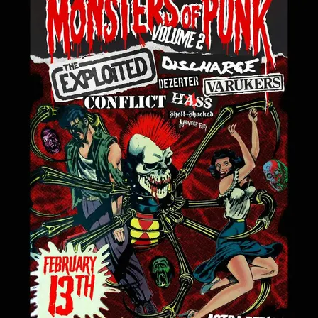 MONSTERS OF PUNK w/ THE EXPLOITED, DISCHARGE &more