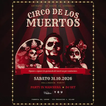 CIRCO DE LOS MUERTOS / Halloween Party 2026