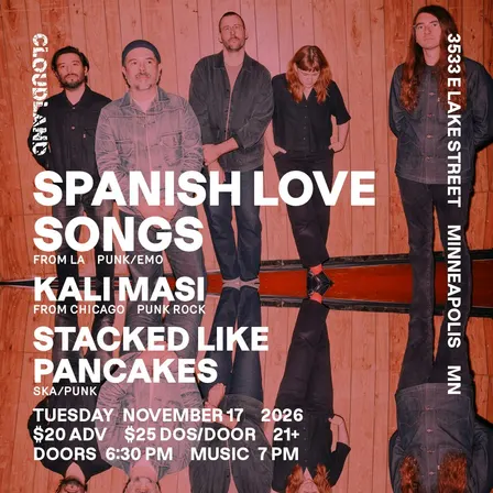 Spanish Love Songs, Kali Masi, Stacked Like Pancakes