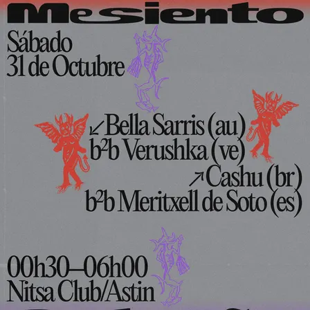 Me siento extraña: Verushka b2b Bella Sarris · Cashu b2b Meritxell de Soto