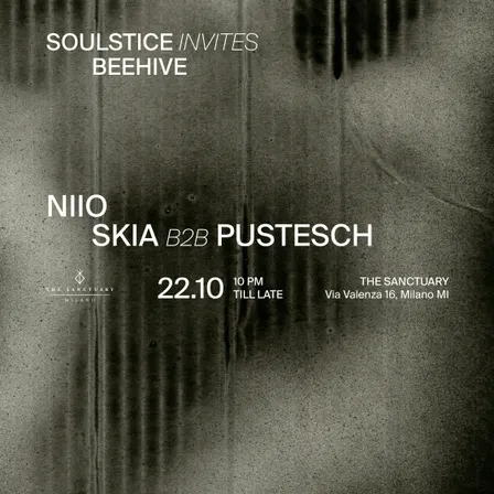 Soulstice at the Sanctuary Milan - w/Beehive