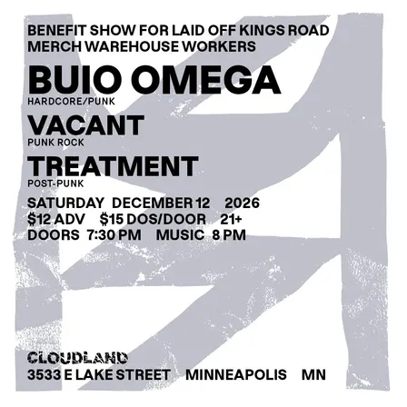 Buio Omega, Vacant, Treatment