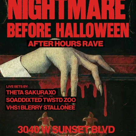 Nightmare before Halloween Rave @ Los Globos