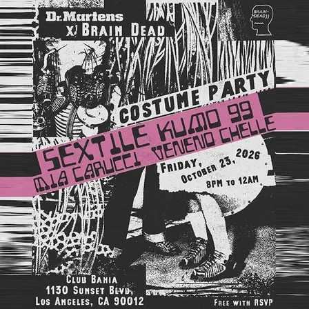 Dr. Martens x Brain Dead Costume Party ft. Sextile & Kumo 99