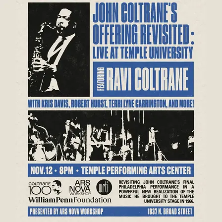 John Coltrane's Offering Revisited: Live at Temple University featuring Ravi Coltrane & more