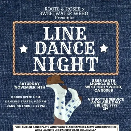 Roots And Roses Presents Line Dance Party