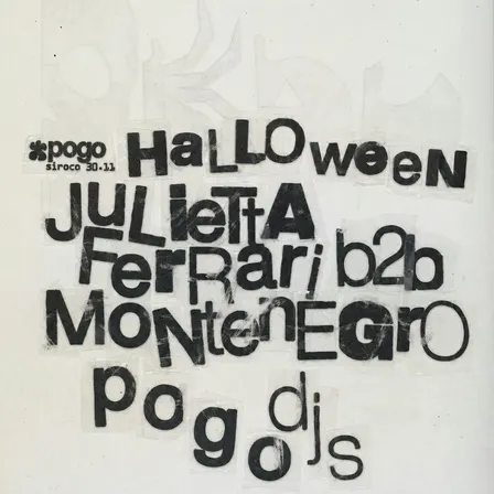 Pogo Halloween: Julietta Ferrari b2b Montenegro