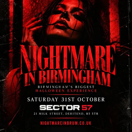 NIGHTMARE IN BIRMINGHAM - HALLOWEEN PARTY