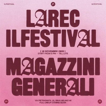 LAREC | IL FESTIVAL