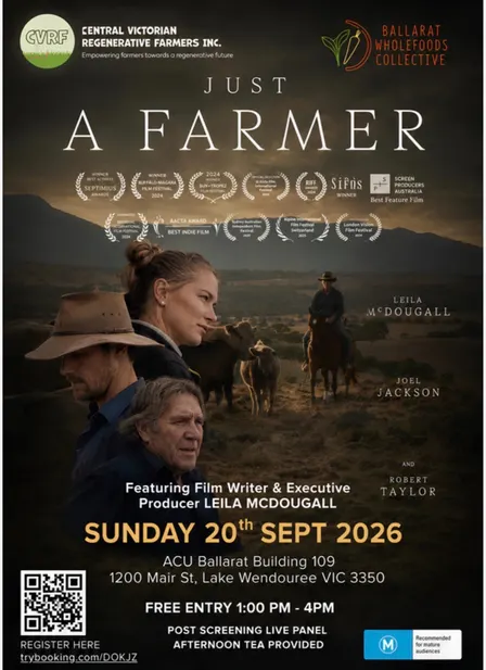 Just a Farmer film and panel discussion
